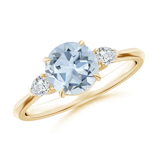 Round A Aquamarine