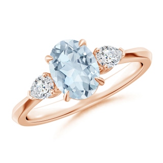 Oval A Aquamarine