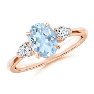 Oval AA Aquamarine