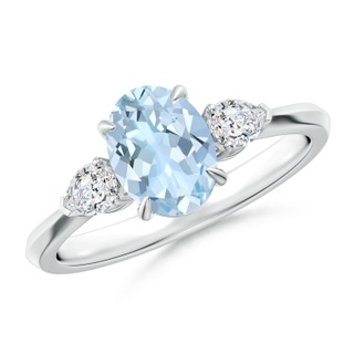 Oval AA Aquamarine