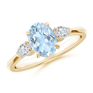 Oval AA Aquamarine