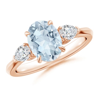 Oval A Aquamarine