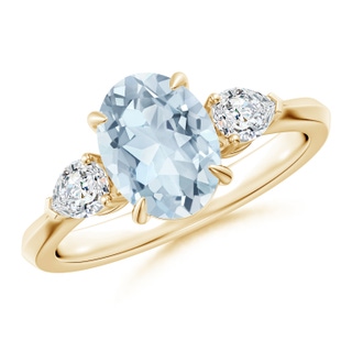 Oval A Aquamarine