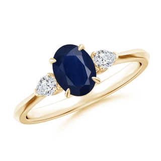 Oval A Blue Sapphire