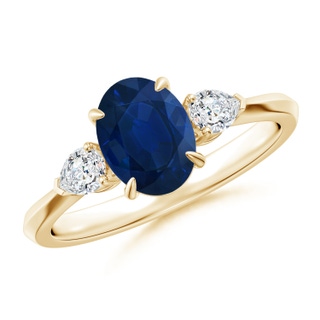 Oval AA Blue Sapphire