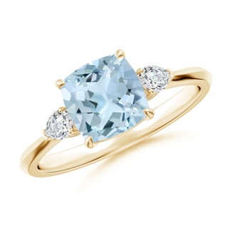 Cushion AA Aquamarine