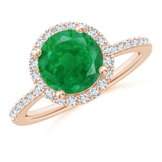 Round AA Emerald