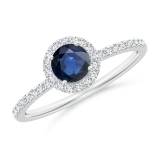 Round AA Blue Sapphire