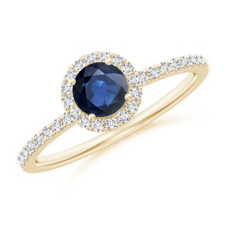 Round AA Blue Sapphire