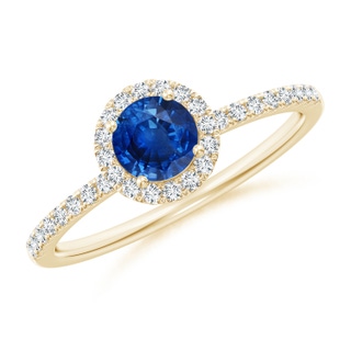 Round AAA Blue Sapphire