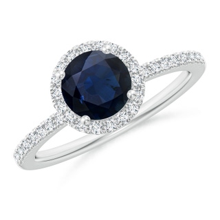 Round A Blue Sapphire