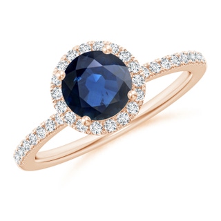 Round AA Blue Sapphire
