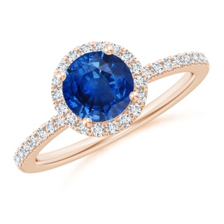 Round AAA Blue Sapphire