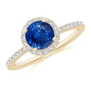 Round AAA Blue Sapphire