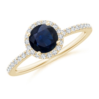 Round A Blue Sapphire