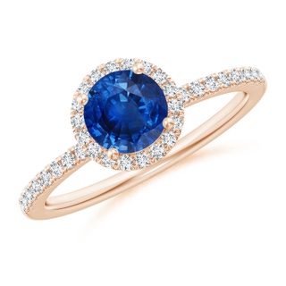 Round AAA Blue Sapphire