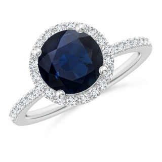 Round A Blue Sapphire