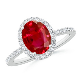 Oval AAA Ruby