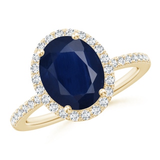Oval A Blue Sapphire
