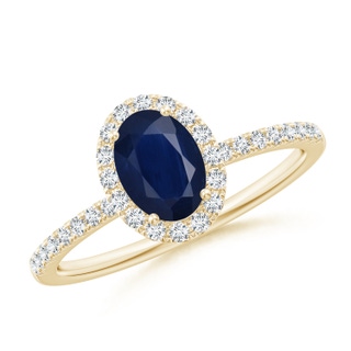 Oval A Blue Sapphire