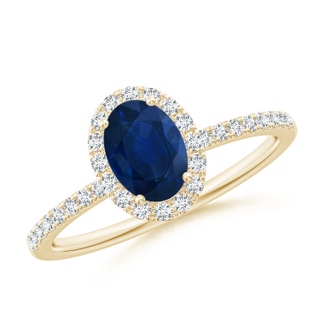 Oval AA Blue Sapphire