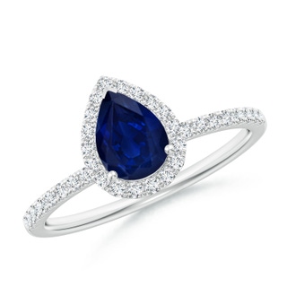 Pear AA Blue Sapphire