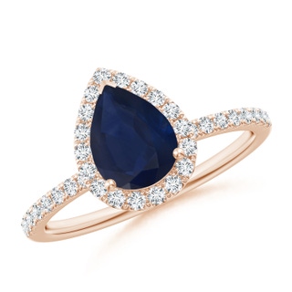 Pear A Blue Sapphire