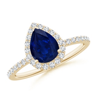 Pear AA Blue Sapphire