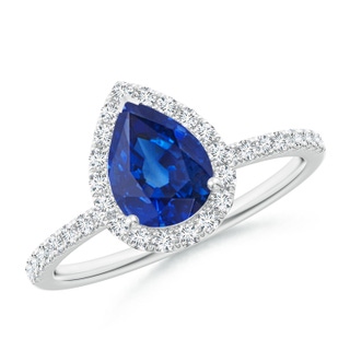 Pear AAA Blue Sapphire