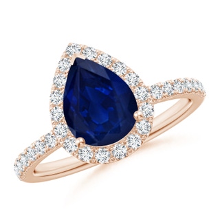 Pear AA Blue Sapphire