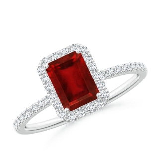 Emerald Cut AAAA Ruby