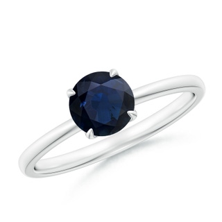 Round A Blue Sapphire