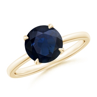 Round A Blue Sapphire