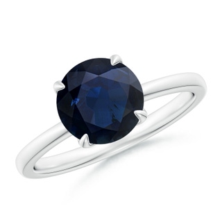 Round A Blue Sapphire