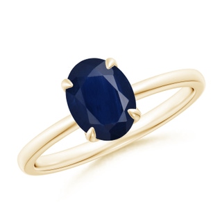 Oval A Blue Sapphire
