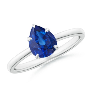 Pear AAA Blue Sapphire