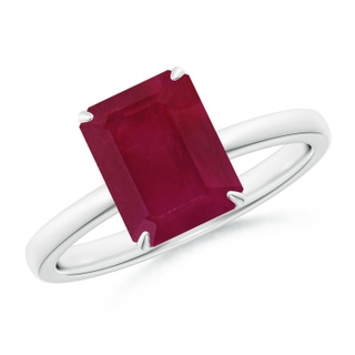 Emerald Cut A Ruby