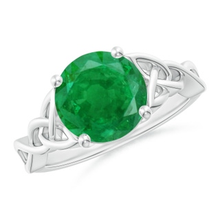 Round AA Emerald