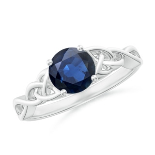 Round AA Blue Sapphire