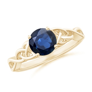Round AA Blue Sapphire