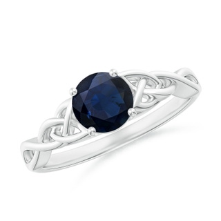 Round A Blue Sapphire
