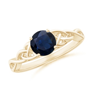 Round A Blue Sapphire