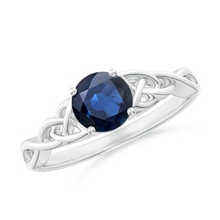 Round AA Blue Sapphire