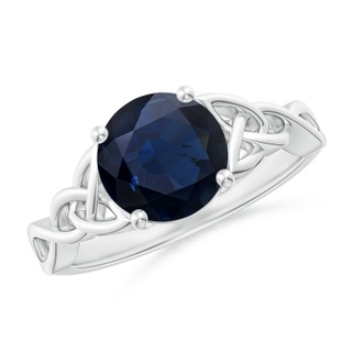 Round A Blue Sapphire