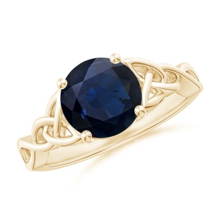Round A Blue Sapphire