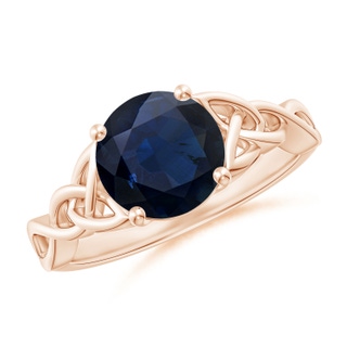 Round A Blue Sapphire