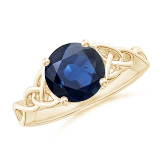 Round AA Blue Sapphire
