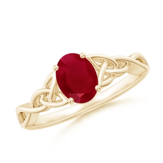 Oval AA Ruby