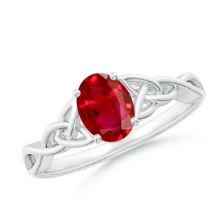 Oval AAA Ruby