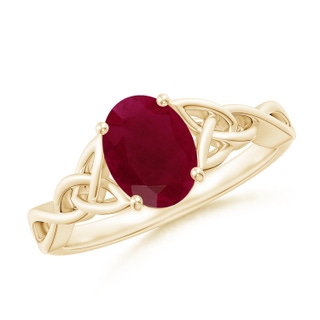 Oval A Ruby